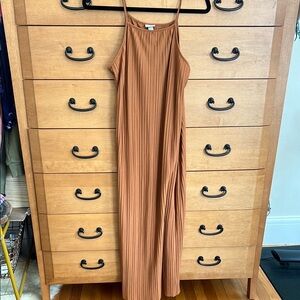 Tan Maxi Dress